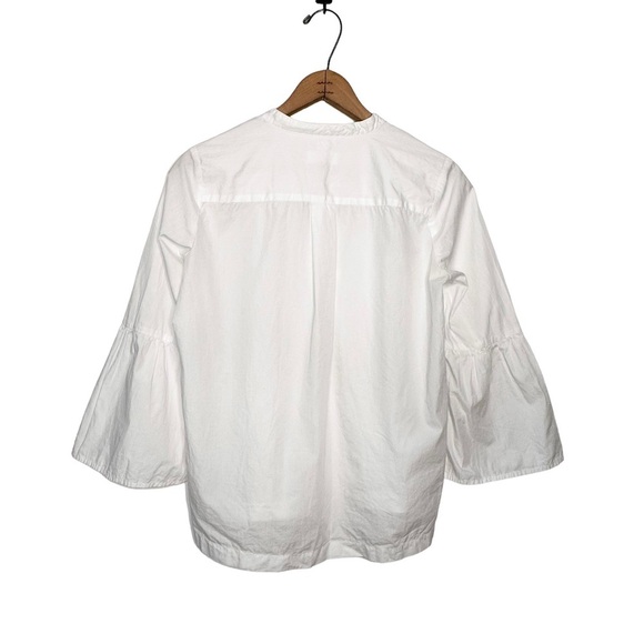 Loft | White The Softened Bell Sleeve Shirt - Picture 5 of 9